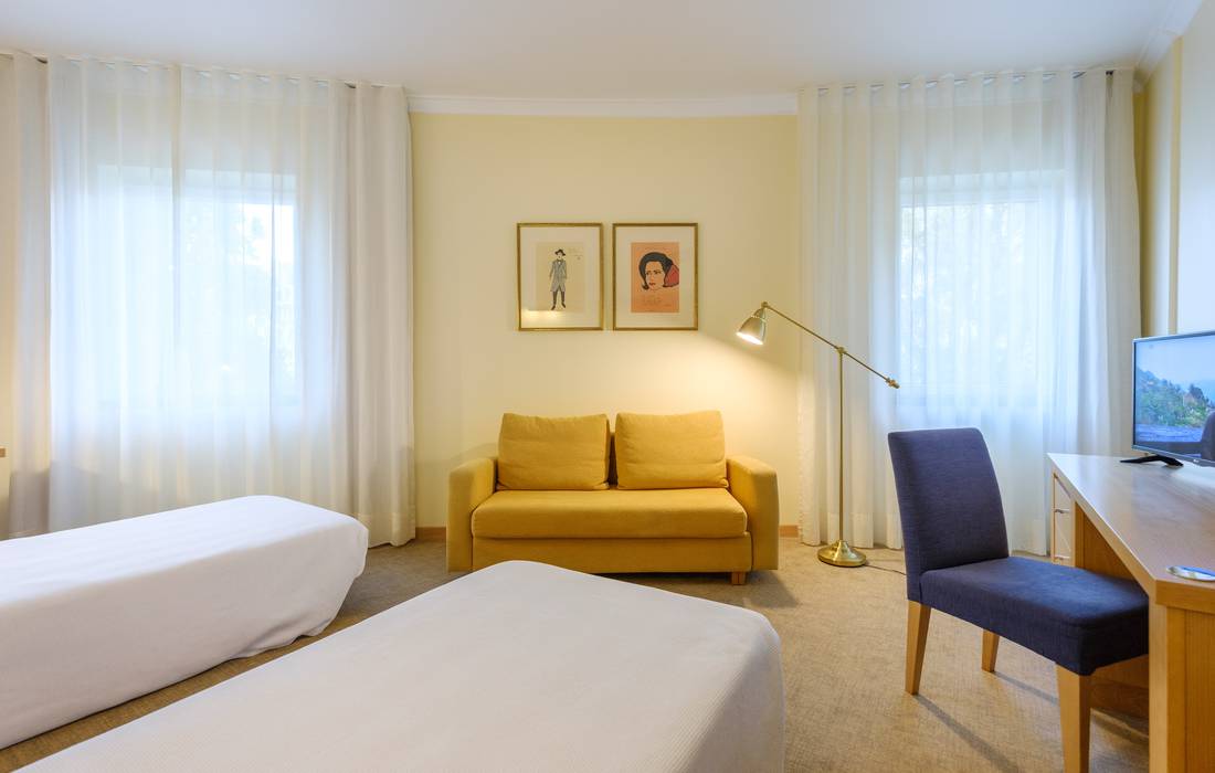 Standard single rooms  Hotel Santa Maria Fatima