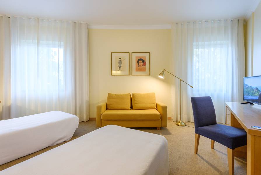 Standard single rooms  Hotel Santa Maria Fatima