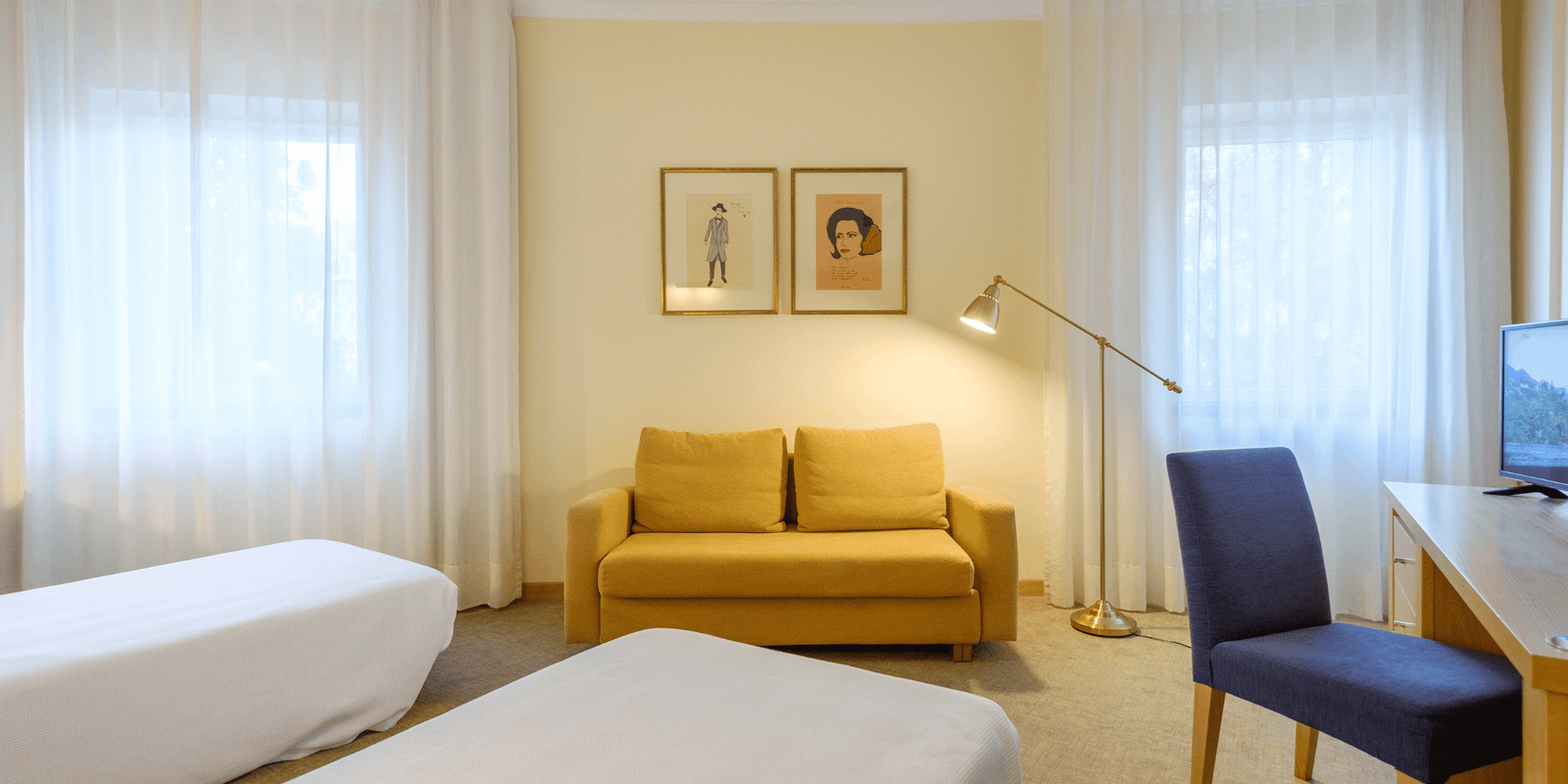 Habitaciones Estándar Single Hotel Santa Maria Fátima Habitaciones Estándar Single Hotel Santa Maria Fátima